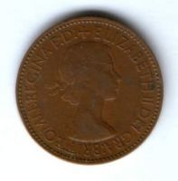 1/2 пенни 1953 г. Великобритания
