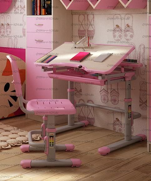 Парта растущая Фанки Деск-1 + стул