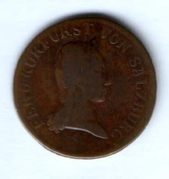 1 крейцер 1805 г. Зальцбург
