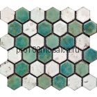 Hexa-3(2). Мозаика СОТЫ 44x49x10, серия Hexa,  размер, мм: 283*245 (GAUDI, Испания)