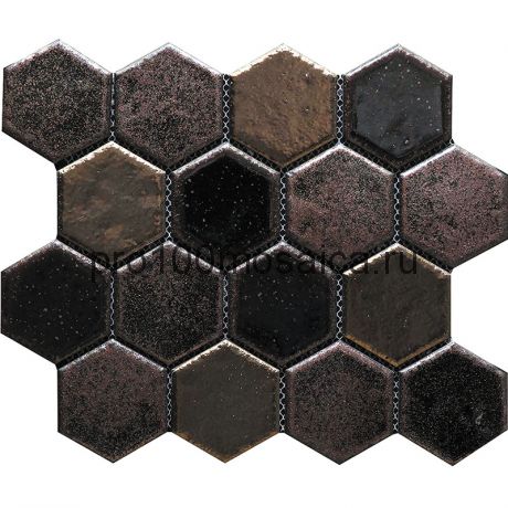 Hexa-31(4). Мозаика СОТЫ 66x77x10, серия Hexa,  размер, мм: 275*240 (GAUDI)