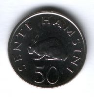 50 сенти 1990 г. Танзания