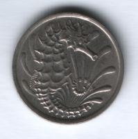 10 центов 1982 г. Сингапур