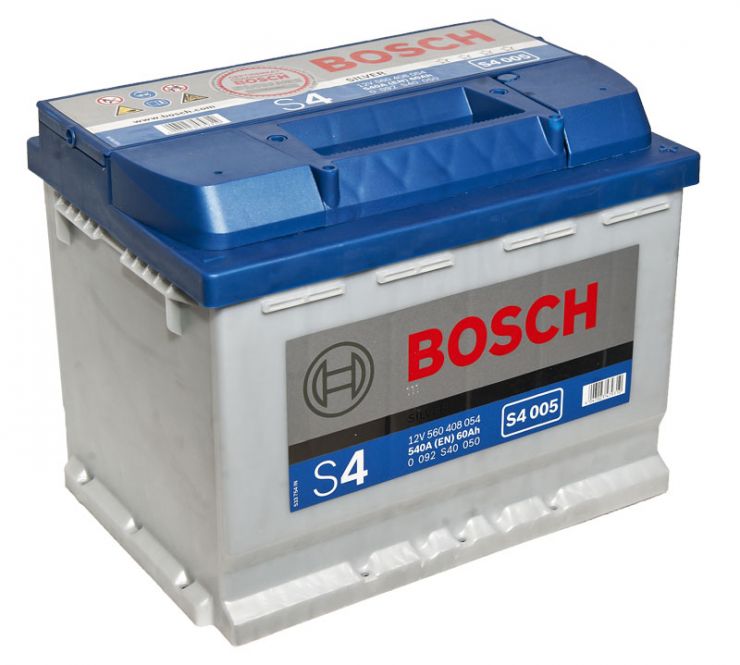 Автомобильный аккумулятор АКБ BOSCH (БОШ) S4 005 / 560 408 054 S4 Silver 60Ач о.п.