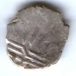 1 акче 1525-1535 гг. Ширваншахи,  г. Шемаха
