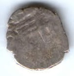 1 акче 1525-1535 гг. Ширваншахи,  г. Шемаха