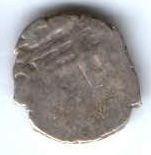 1 акче 1525-1535 гг. Ширваншахи,  г. Шемаха