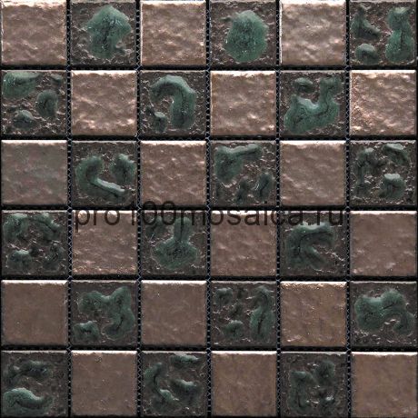 Rust-33(4). Мозаика 48x48x8, серия RUSTICO,  размер, мм: 300*300 (GAUDI)