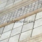 B036-1 Emperador Light Бордюр мрамор (20х305х18 мм)  (NATURAL)