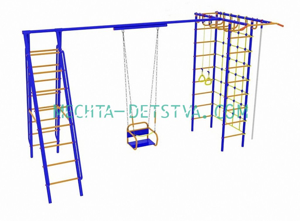 ДСК "Веселый Непоседа" №9 с качелями на цепях