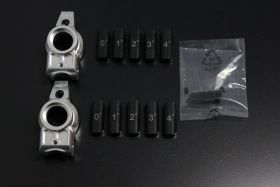 Aluminum New Rear Hub Carrier Set /w degree washers