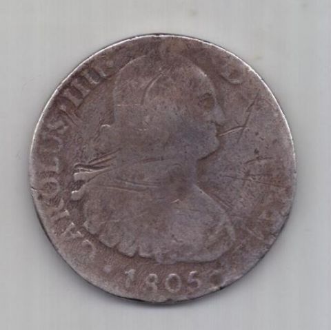 8 реалов 1805 г. Мексика (Испания)