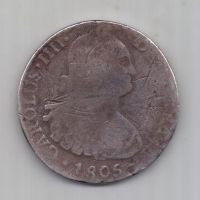 8 реалов 1805 г. Мексика (Испания)