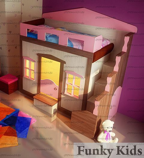 Кровать-чердак Фанки Хоум-11001