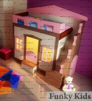 Кровать-чердак Фанки Хоум-11001