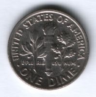 1 дайм 1986 г. США