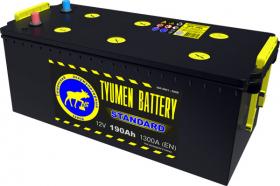 Автомобильный аккумулятор АКБ Тюмень (TYUMEN BATTERY) STANDARD  6CT-190L 190Aч О.П. (3) (евро) (сухозаряженный)