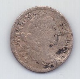 3 крейцера 1764 г. Бавария. Германия
