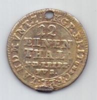 1/12 талера 1740 г. Брауншвег-Люнебург-Каленберг-Гановер .Германия
