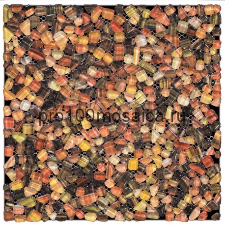 GEM-10R (WL-05R) стекло Мозаика серия GEM, 300*300*4 мм (NATURAL)