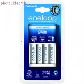 Зарядное устройство PANASONIC ENELOOP K-KJ51MCC40E Basic charger + 4AAA 1900 mah