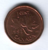 1 цент 1993 г. Канада