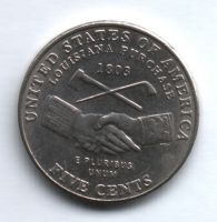 5 центов 2004 г. Покупка Луизианы США