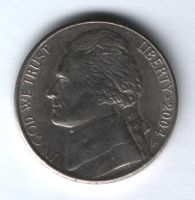 5 центов 2004 г. Покупка Луизианы США