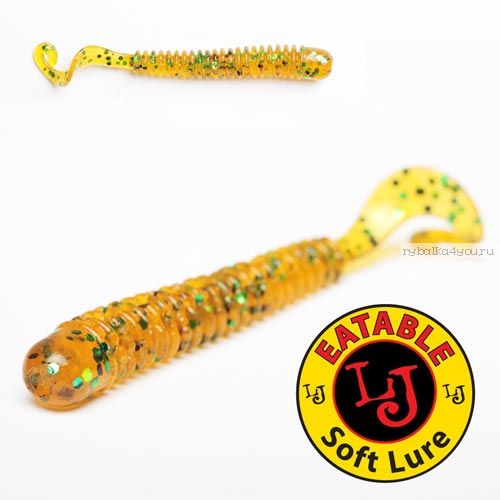 Твистер Lucky John Pro Series BALLIST 2,5" / 63 мм / цвет PA19 / 10 шт