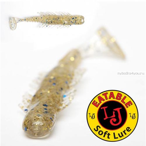 Виброхвост Lucky John Pro Series BUGSY SHAD 3,9" / 100 мм / цвет CA35 / 5 шт