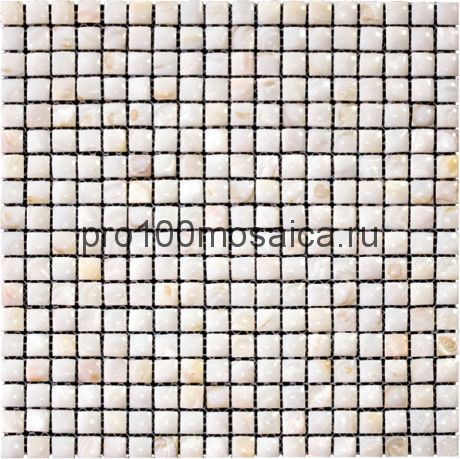 SME-01-15 перламутр. 15x15. Мозаика серия SHELL, 305*305*4 мм (NATURAL)