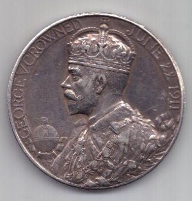 медаль 1911 г. Великобритания