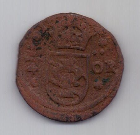 1/4 оре (эре) 1634 г. Швеция