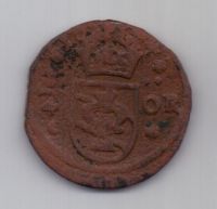 1/4 оре (эре) 1634 г. Швеция