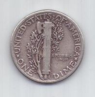 1 дайм 1945 г. США