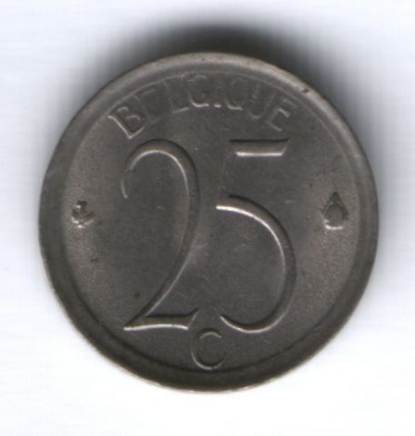 25 сантимов 1972 г. Бельгия