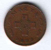 1 цент 1972 г. Мальта