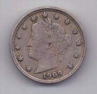 5 центов 1909 г. США