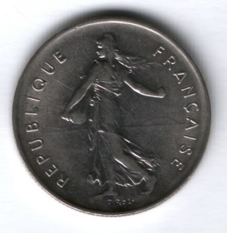 5 франков 1971 г. Франция