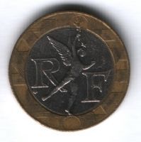 10 франков 1991 г. Франция