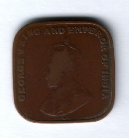 1 цент 1920 г. Стрейтс Сетлментс