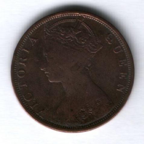 1 цент 1901 г. Гонконг