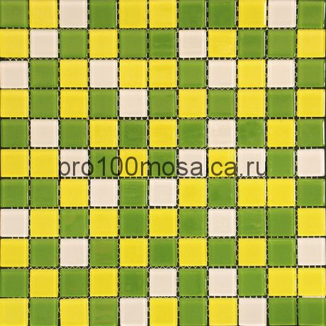 CPM-08 стекло 25,8*25,8. Мозаика серия COLOR PALETTE MIX, 300*300*4 мм (NATURAL)