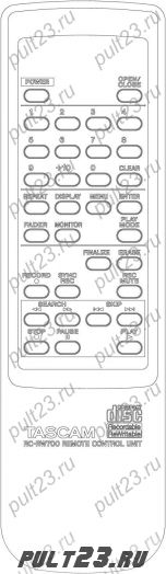 TASCAM RC-RW700, CD-RW700, TEAC RC-753, RC-754, RW-800