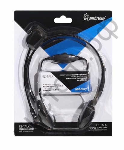 Гарнитура (науш.+микр.) SmartBuy EZ-TALK, рег.громк , кабель 1.8м (SBH-5000)