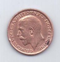 1 фартинг 1917 г. Великобритания