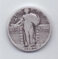 1/4 доллара 1927 г. США