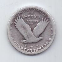 1/4 доллара 1927 г. США