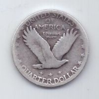 1/4 доллара 1927 г. США