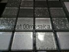 Silver Day. Плитка мозаика серая стекло чип 25*25 CRISTAL, 295*295*4 (ORRO Mosaic)